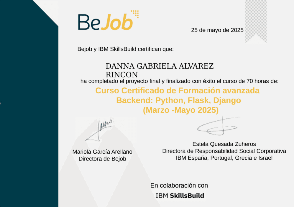 Advanced Backend Programming: Python, Flask & Django