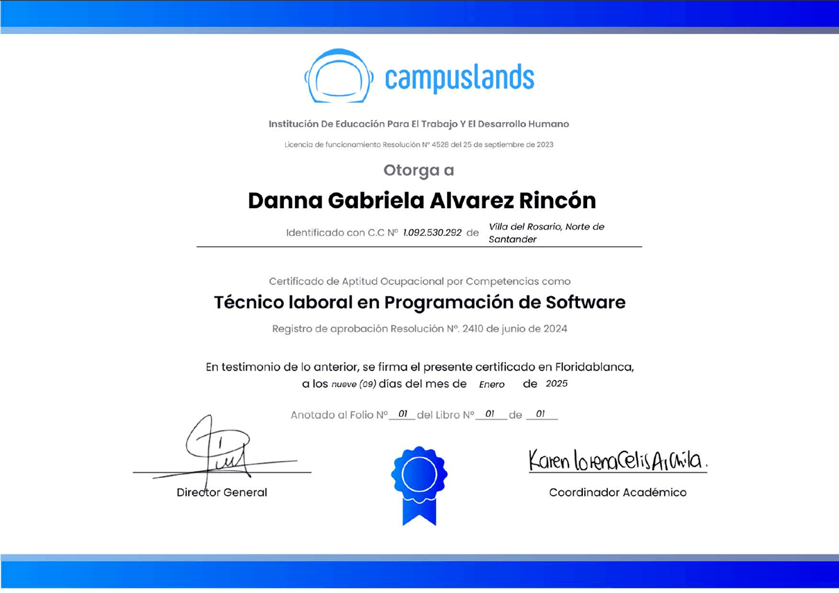 Advanced Programming Technician