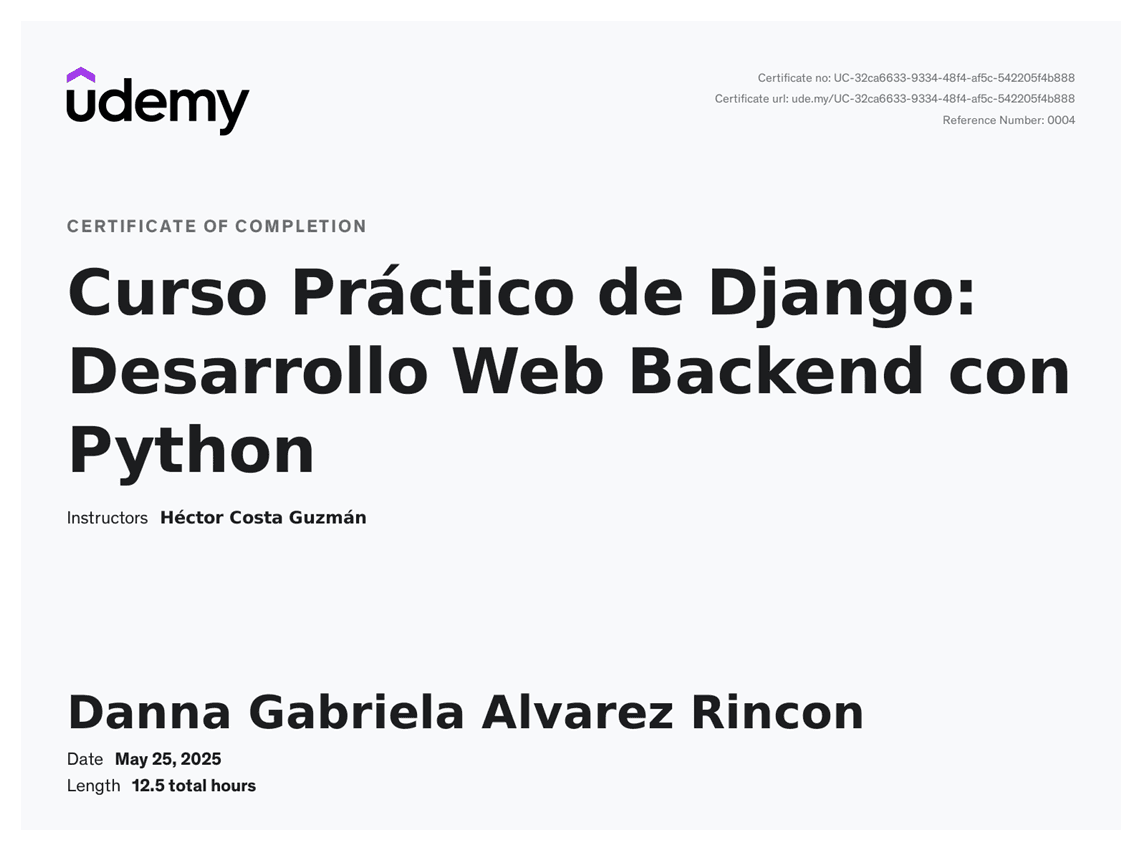 Django: Web Development with Python